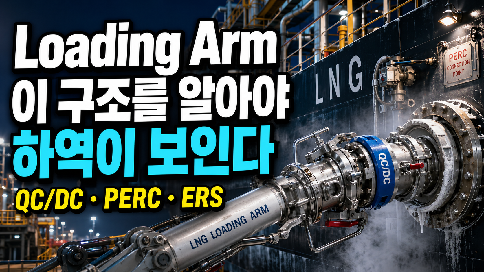 LNG선 정복하기 12편: Loading Arm,PERC,QCDC
